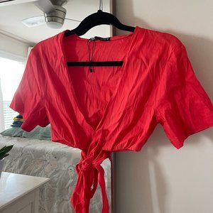 Brand New - Coral Crop Top